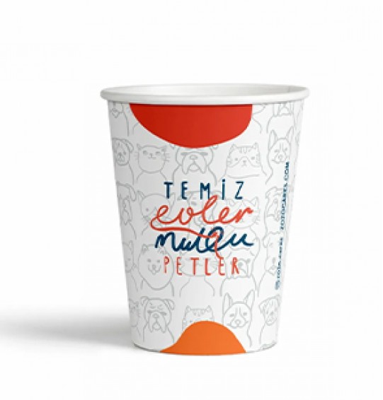 280 gr 8 oz Karton Bardak 