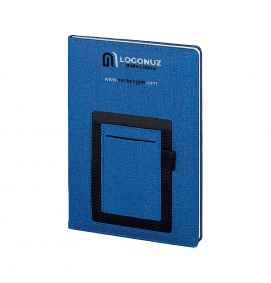 MGA-D2420 Lacivert Termo Deri Defter (IVORY KAĞIT)