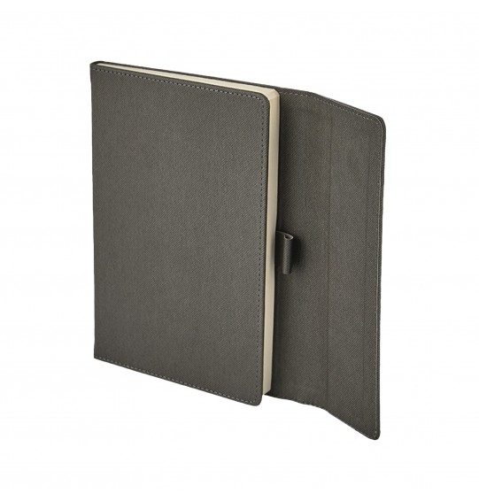 MGA-D2424 Siyah-Füme Termo Deri Defter