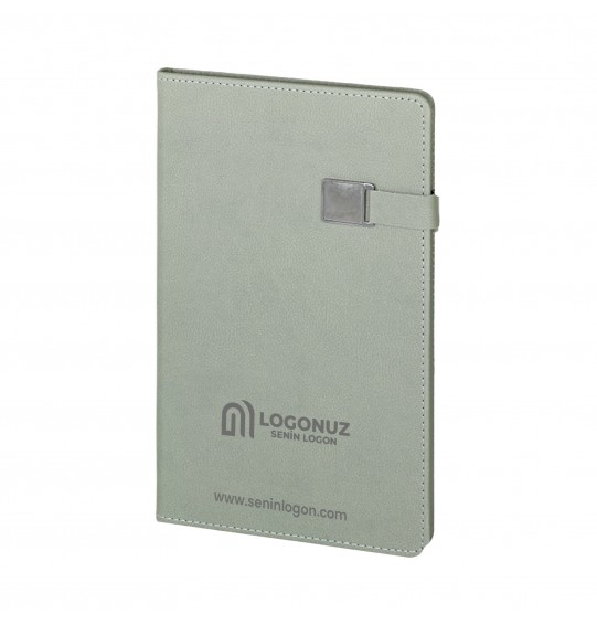MGA-D2660 Gri Termo Deri Defter