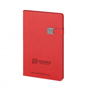MGA-D2660 Kırmızı Termo Deri Defter