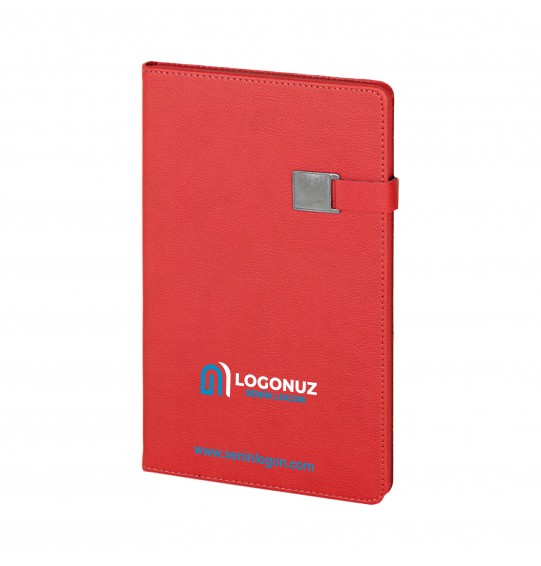 MGA-D2660 Kırmızı Termo Deri Defter