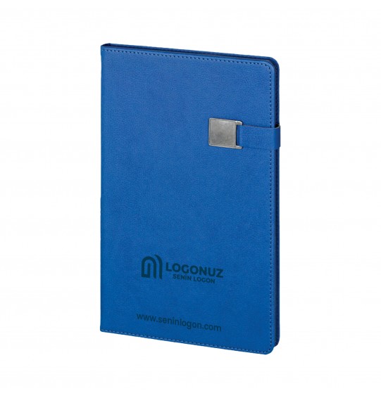 MGA-D2660 Mavi Termo Deri Defter
