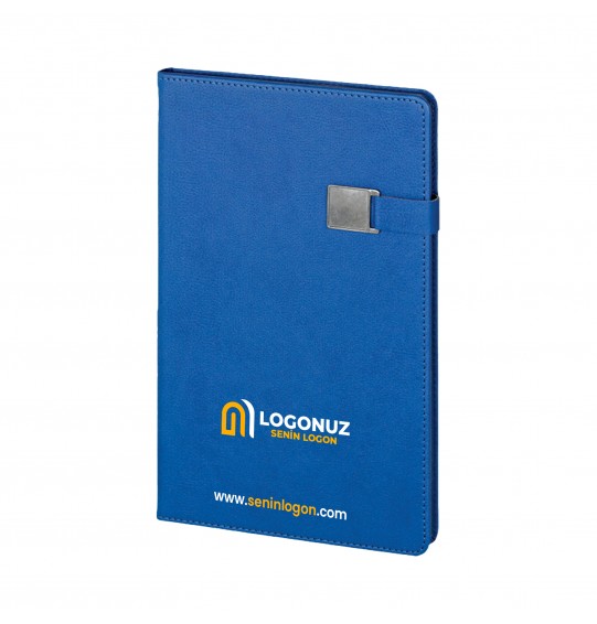 MGA-D2660 Mavi Termo Deri Defter