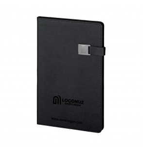 MGA-D2660 Siyah Termo Deri Defter