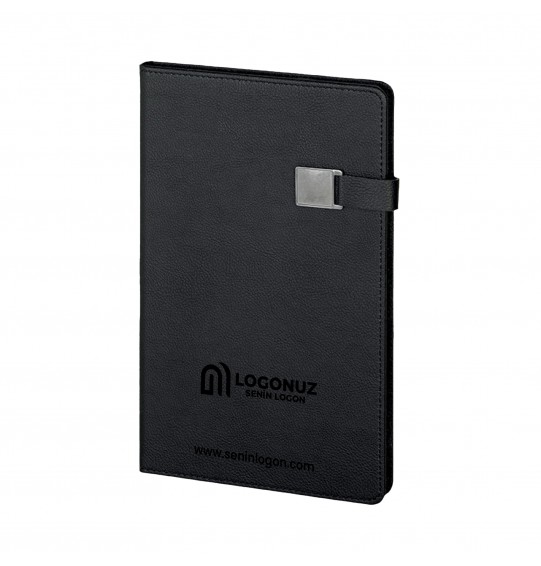 MGA-D2660 Siyah Termo Deri Defter