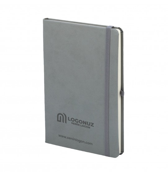 MGA-D920 Eko Gri Termo Deri Defter (Holmen Kitap Kağıdı)
