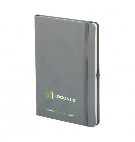 MGA-D920 Eko Gri Termo Deri Defter (Holmen Kitap Kağıdı)