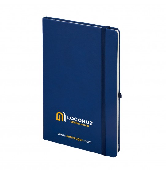 MGA-D920 Eko Lacivert Termo Deri Defter (Holmen Kitap Kağıdı)
