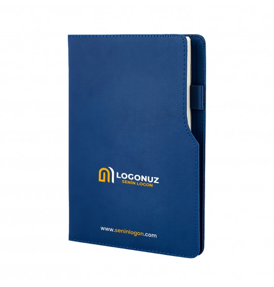 MGA-D941-HOLMEN Lacivert Termo Deri Defter (Holmen Kitap Kağıdı)