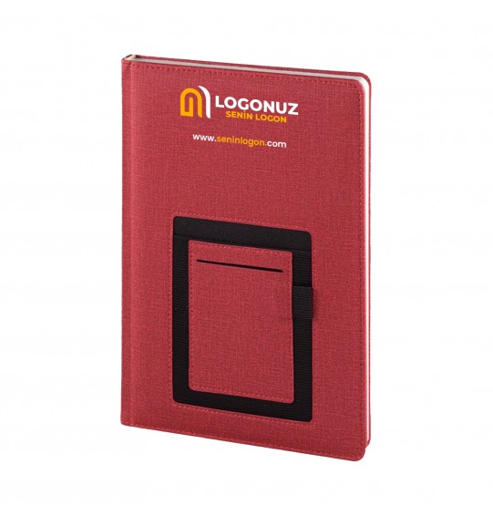 MGA-D1105 Kırmızı Termo Deri Tarihli Ajanda