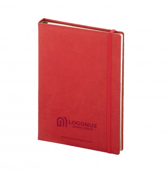 MGA-D1220 Kırmızı Termo Deri Tarihli Ajanda