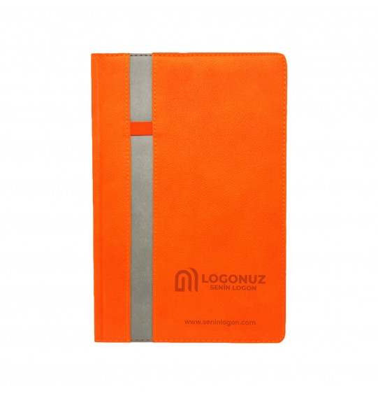 MGA-D372 Turuncu Termo Deri Tarihli Ajanda