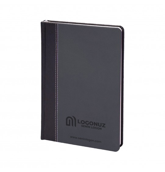 MGA-D379 Füme-Siyah Termo Deri Tarihli Ajanda