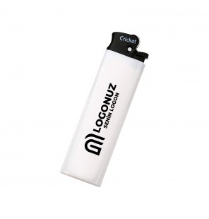 MGA-C1155 Beyaz Cricket Taşlı Sibopsuz Çakmak