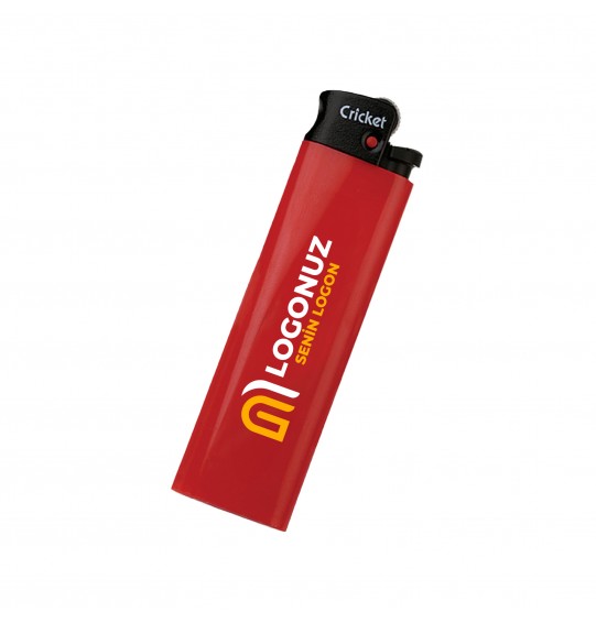 MGA-C1155 Kırmızı Cricket Taşlı Sibopsuz Çakmak