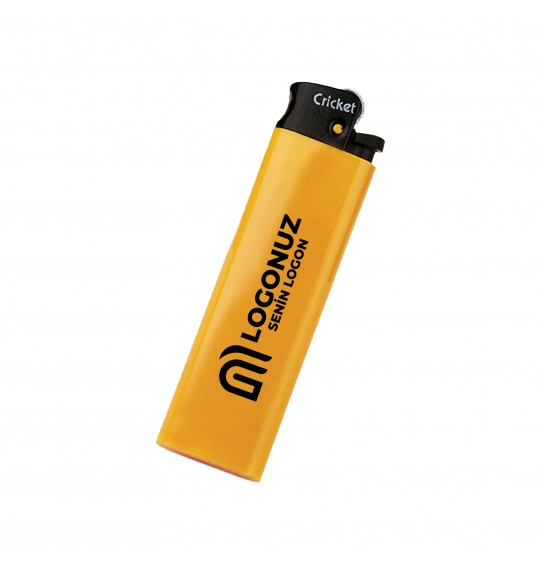 MGA-C1155 Sarı Cricket Taşlı Sibopsuz Çakmak