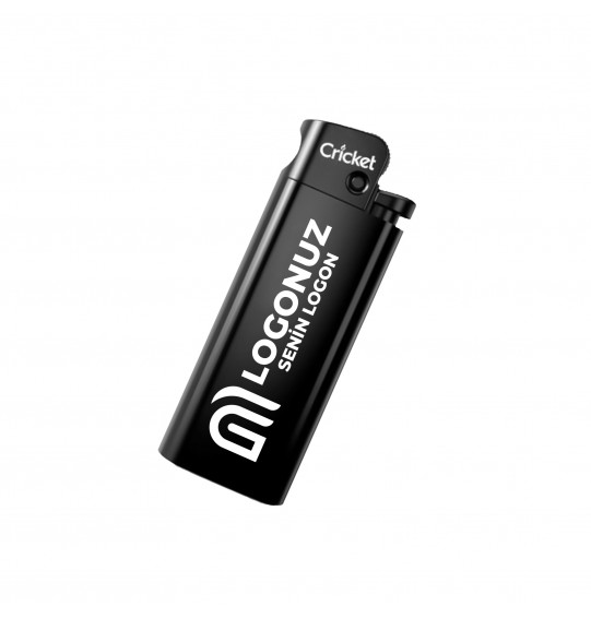 MGA-C1155 MİNİ Siyah Cricket Taşlı Sibopsuz Çakmak