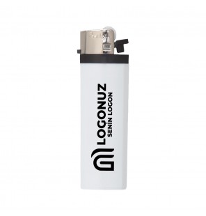 MGA-C218 Beyaz I-Lighter Taşlı Siboplu Çakmak