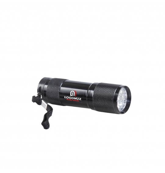 MGA-E1202 Siyah 9 Ledli El Feneri