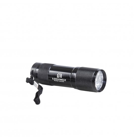 MGA-E1202 Siyah 9 Ledli El Feneri