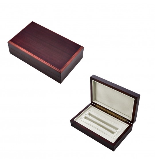 MGA-KS-619-KT  Kahverengi Çiftli Kalem Kutusu