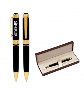 MGA-KS660-KT Siyah Metal Tükenmez Kalem Seti