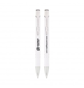 MGA-K1009 Beyaz Metal Tükenmez Kalem