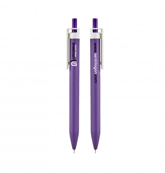 MGA-K509 BK Mor Plastik Süper Jel Kalem