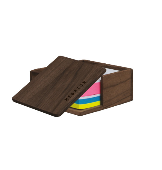  MGT-BK010 Ahşap Blok Notluk Kutusu