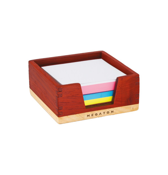  MGT-PA05 Ahşap Blok Notluk Kutusu