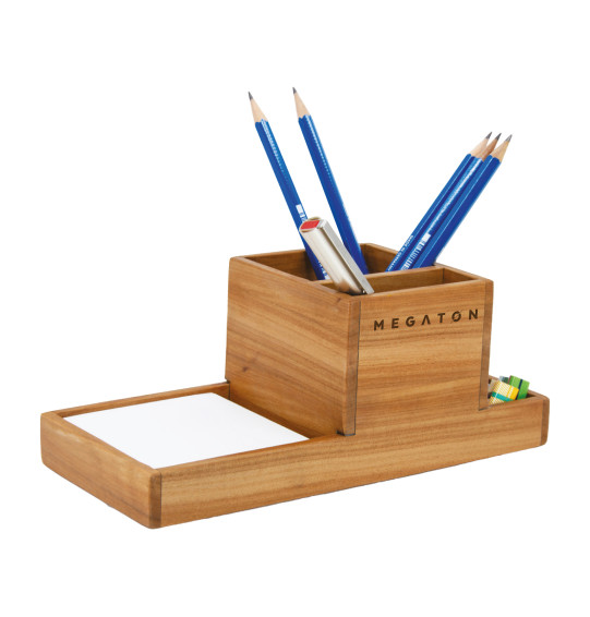 MGT-3KV2 Doğal Ahşap Masaüstü Organizer