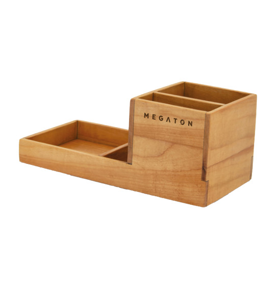 MGT-3KV3 Doğal Ahşap Masaüstü Organizer