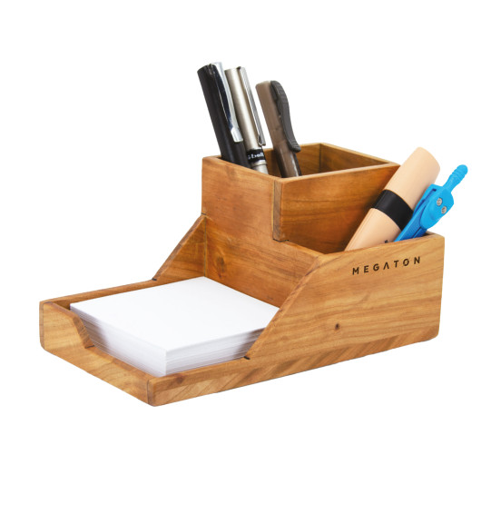 MGT-3KV5 Doğal Ahşap Masaüstü Organizer