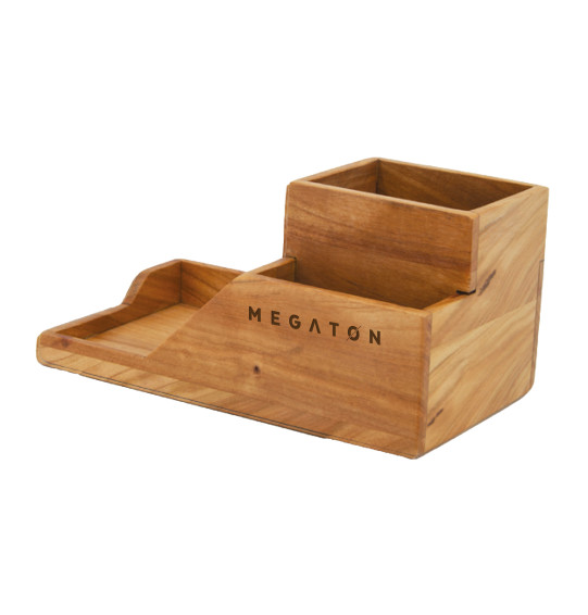 MGT-3KV5 Doğal Ahşap Masaüstü Organizer
