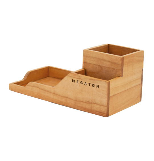 MGT-3KV6 Doğal Ahşap Masaüstü Organizer