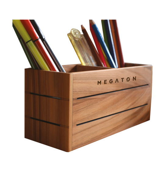 MGT-3LK02 Doğal Ahşap Kalemlik