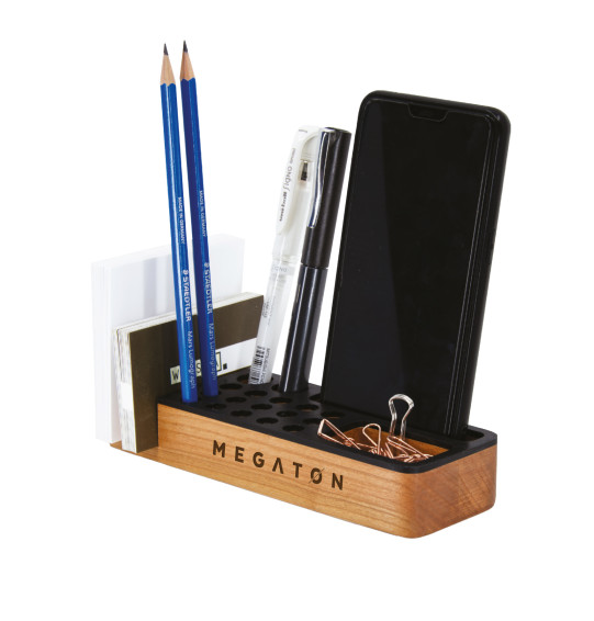 MGT-PL2KV2 Doğal Ahşap Masaüstü Organizer