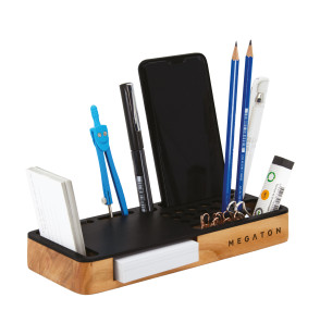 MGT-PL3KV3 Doğal Ahşap Masaüstü Organizer