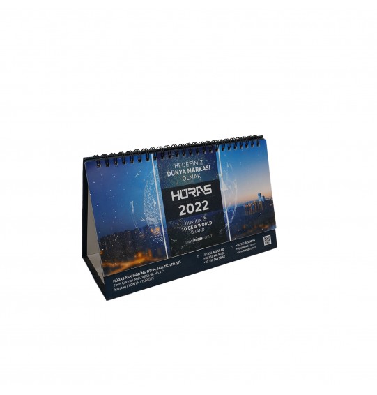 MGST101 Üstten Spiralli Masa Takvimi  