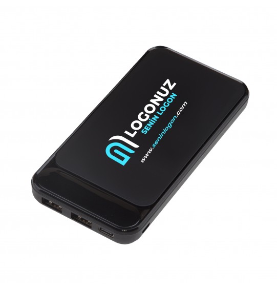 MGA-P155 Siyah Kasa Ledli 10000 mAh Powerbank