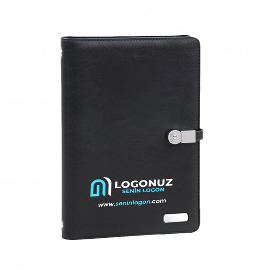MGA-P163-32 Siyah Organizer Powerbank  8000 mAh - 32 GB USB