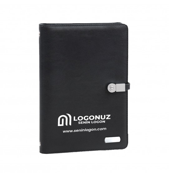 MGA-P163-32 Siyah Organizer Powerbank  8000 mAh - 32 GB USB