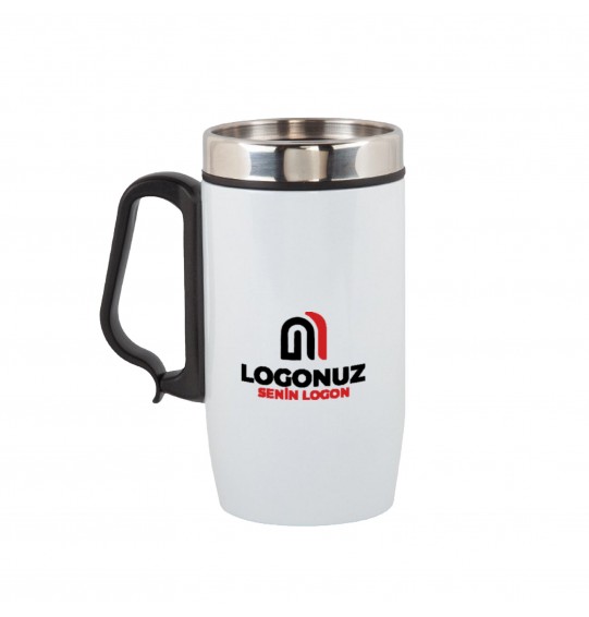 MGA-T5304 Beyaz Çelik Kupa / 240 ml