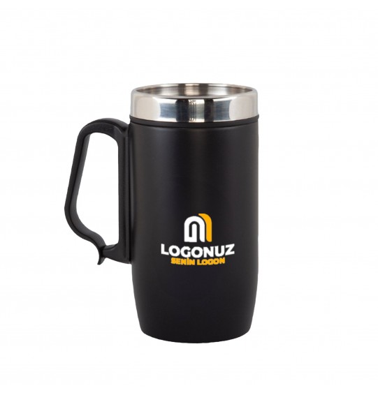 MGA-T5304 Siyah Çelik Kupa / 240 ml