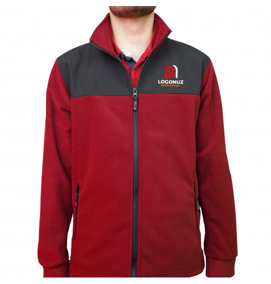 Cepli Polar Mont Koyu Kırmızı