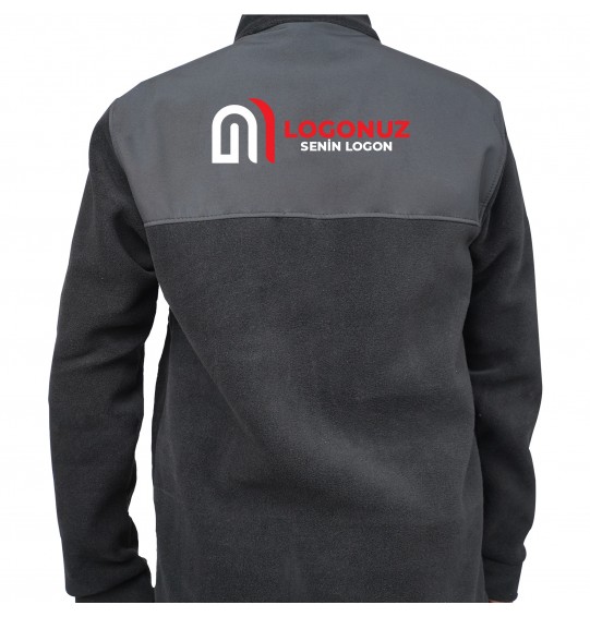 Cepli Polar Mont Siyah Gri