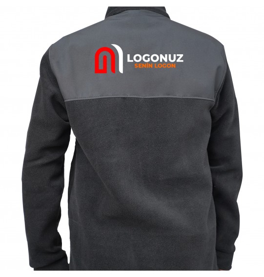 Cepli Polar Mont Siyah Gri