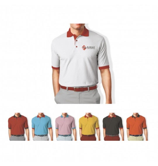 89-1.Kalite Uni V Yaka T-Shırt (145 Gr.)