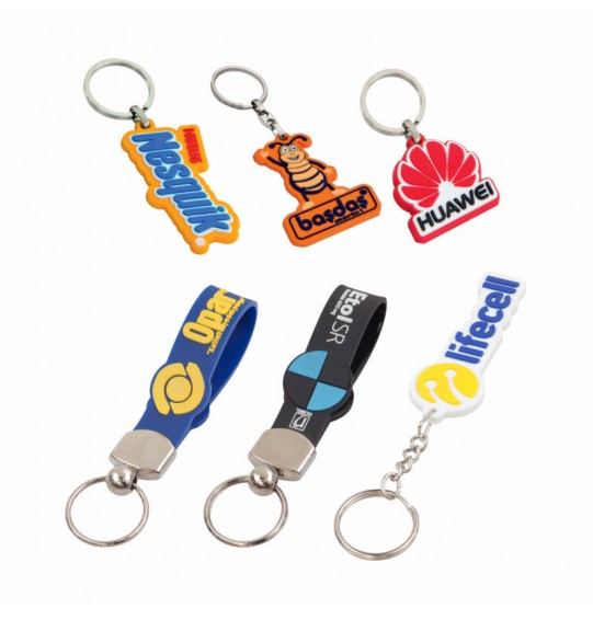 MGA-ANH01 Uni Özel Tasarım Kauçuk Anahtarlıklar